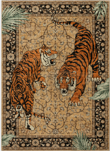 Tapis salon animalier – Rajah