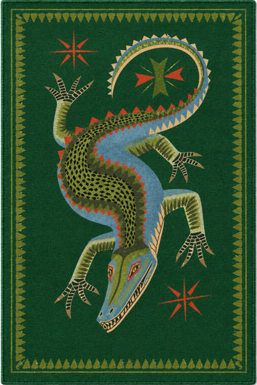 Tapis salon animalier – Croco