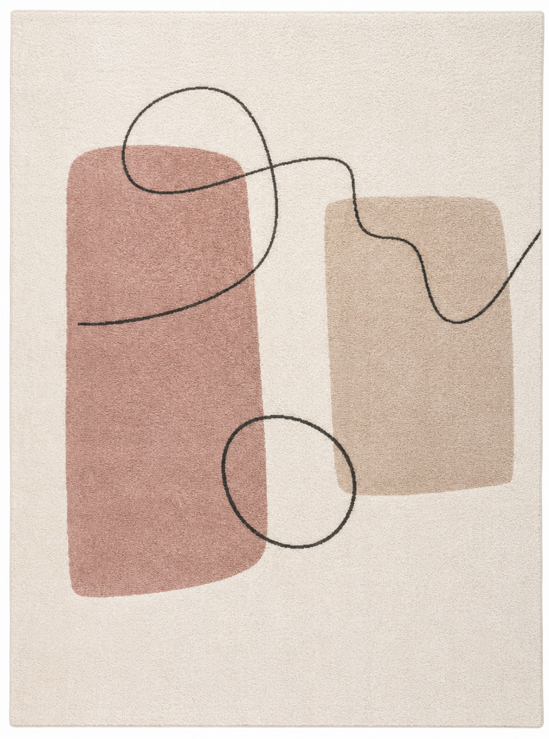 Tapis salon moderne motifs abstraits – Naya