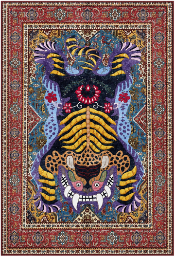 Tapis salon persan – Tigre Persan