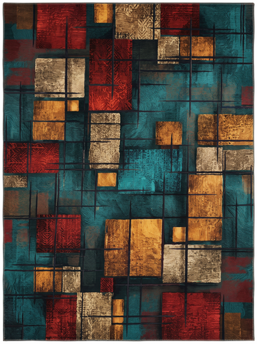 Tapis salon abstrait – Ela
