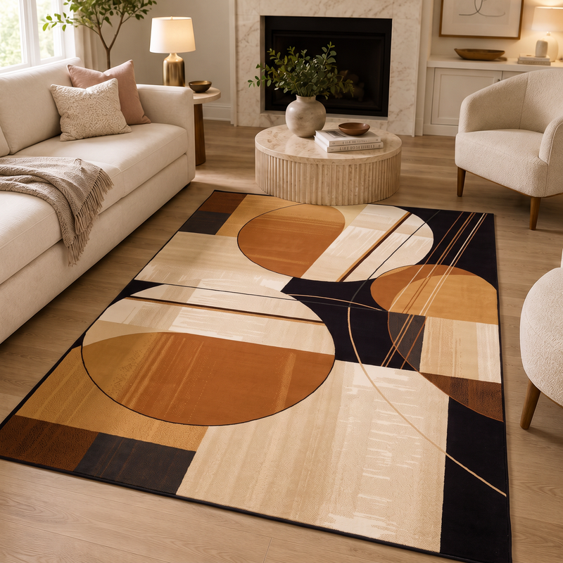Tapis salon abstrait – Hana