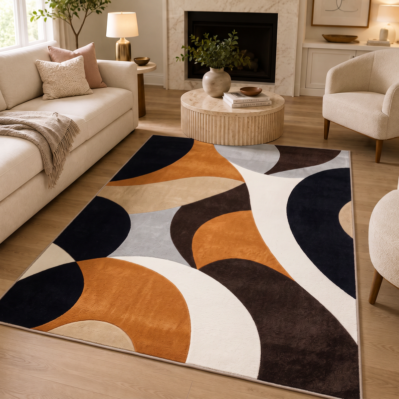 Tapis salon abstrait – Valérie