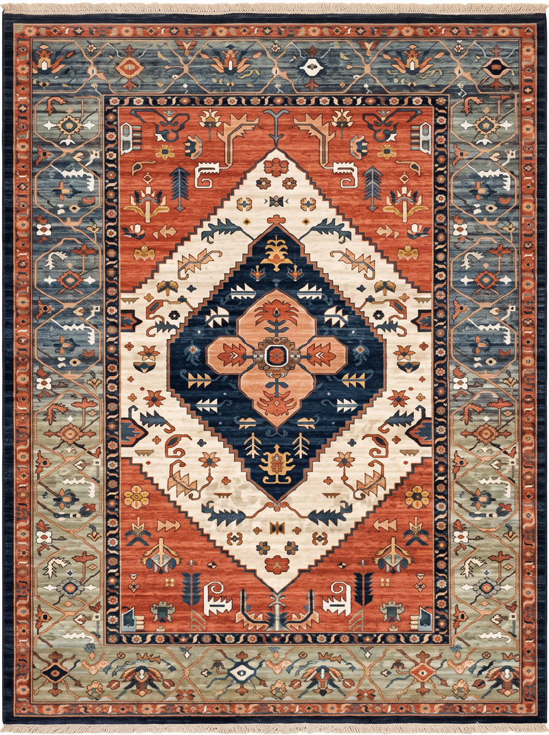 Tapis salon bohème – Zaïa
