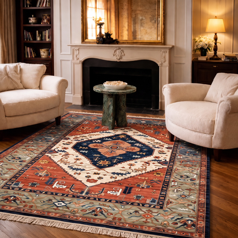 Tapis salon bohème – Zaïa