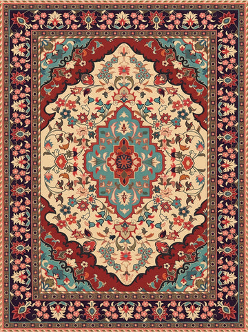 Tapis salon persan – Élaïs