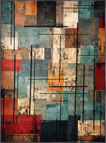 Tapis salon abstrait – Cadence