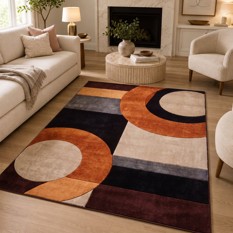Tapis salon abstrait – Carlina
