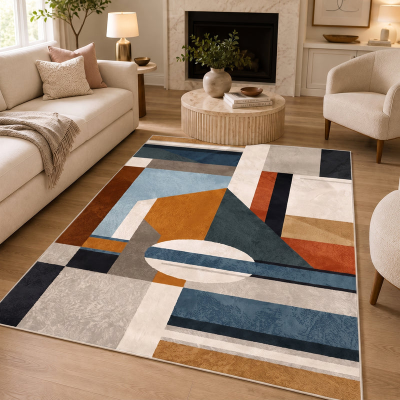 Tapis salon abstrait – Lysandre