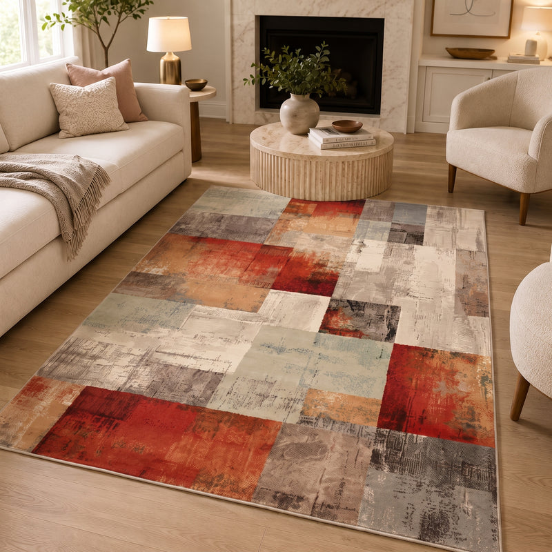 Tapis salon abstrait – Kiara